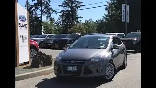 2014 Ford Focus Titanium W/ Leather, Heated Seats & Moonroof Review | Island Ford