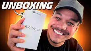 MOTO G06 UNBOXING 😱 BARATO E SURPREENDENDO? SMARTPHONE CUSTANDO POUCO!
