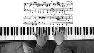 St Matthew Passion: 68. Wir setzen uns mit Tränen nieder (piano transcription)