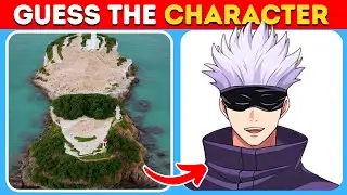 Guess the Hidden Jujutsu Kaisen Character By Illusion | Anime Quiz ⛩️