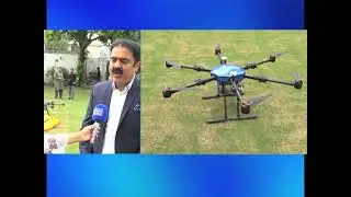 Demonstration of Flood Rescue Equipment Through Drone