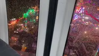 on the big wheel at Hyde park winter wonderland 2021
