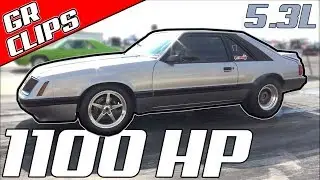 1100hp LS Swapped Mustang