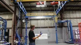 Single Phase 115V Chain Hoist with 3 Programmable Stops