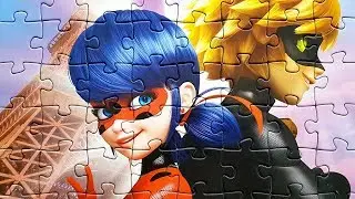 Puzzle MIRACULOUS LADYBUG Rompecabezas de Ladybug y Cat Noir Prodigiosa Ladybug Puzzle Game For Kids