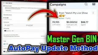 Facebook ADS Master Gen BiN Autopay Update Method 2026 | UPDATE Gen BIN Method | Threshold Update