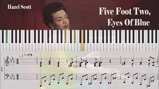 Five Foot Two, Eyes Of Blue - Hazel Scott | Piano Sheet Music