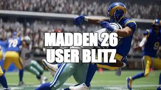 Madden 26 Glitches Cheats and Tips - User Blitz - Under Center - A Gap Blitz