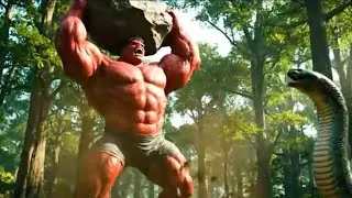 Red hulk vs green hulk Full_fight in hd🤭video ai content 