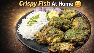 Green Fish Fry | Hotel Style Crispy Fish At Home