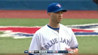 TOR@NYY: Happ earns 500th strikeout with Blue Jays
