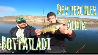 Tek Başına Çanıllı’ya Gittim, Arkadaşlarımın Botu Patladı! Balık Avı Macerası 🎣 Dev Perch Avı