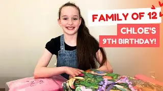 Семья из 12 человек ❤️ 9-й день рождения Хлои!
