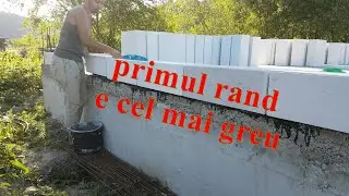 Ep 2. Zidaria. Primul Rand De BCA | Start Building Walls          #casacubter
