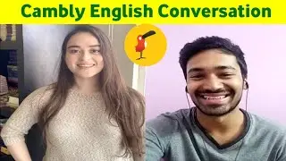 Cambly English Conversation with an American Tutor || English Speaking Practice || Iconic Indra