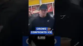 Crowd confronts suspected ICE agents outside Minneapolis taco shop