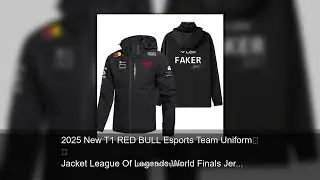 2025 New T1 RED BULL Esports Team Uniform Jacket League Of Legends World Finals Jersey Jacket L