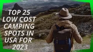 Top 25 low cost camping spots in America for 2023 #camping #campinginforest