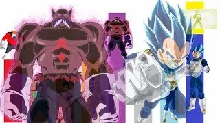 NIVELES DE PODER DRAGON BALL SUPER CAPITULO 126 -  VEGETA SUPERO A UN DIOS ?