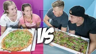 PIZZA CHALLENGE | JUNGS VS M&Auml;DCHEN | EPIC CHEAT MEAL