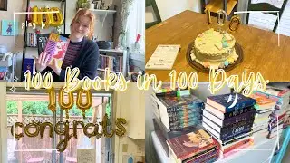I READ 100 BOOKS IN 100 DAYS! | Review of every book, reflections, and new goals 📖✨📚