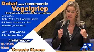 Terugkijken: Debat over de toenemende uitbraken van vogelgriep - Tweede Kamer