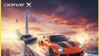 DRIVE X Gameplay - Extreme Car Stunts & High Speed Ramp Jumps