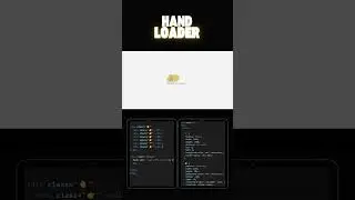 ⚙️ Hand Loader Animation | Web UI Micro-Interaction | @ITGuruSolutions #shorts  #coding  #html #css