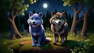 Six Baby Wolves Howl at Stars | Fun Counting Song for Kids | Nursery Rhymes and Baby Songs