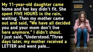 My 11-year-old daughter came home and her key didn't fit. She spent FIVE HOURS in the rain, waiting