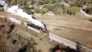 Big Boy No. 4014 Drone Film - 11/09/19 - Brazos Valley/East Texas