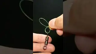 Как привязать вертлюг на рыбалке, рыболовный узел