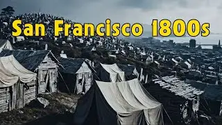 San Francisco 1849 - The City Built on 500 Dead Ships (Ai Reconstruction)