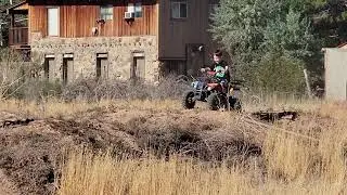 36V Electric ATV Dirt Quad (Joyracer) Quick Riding Demo