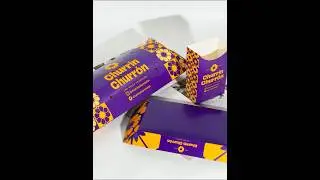 Elevate your food presentation with our stylish purple snack boxes!🍟#leabonpack #kraftbox #takeaway