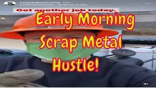 #254 Early Morning Scrap Metal Hustle! #shorts #youtubeshorts #shortsviral  #hustlemode