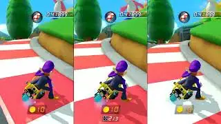 3-way WR Tie - DS Shroom Ridge [200cc] - 1:16.143 (Mario Kart 8 Deluxe World Record)