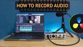 How to record audio in Davinci Resolve | VOICE OVER | FOLEY EFFECTS