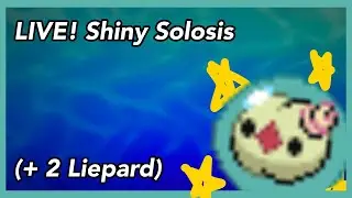 Shiny Solisis in Pokemon White! (+ 2 Liepard)