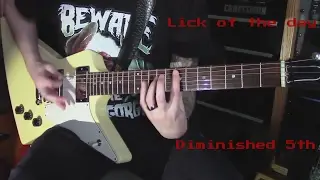 Lick of the day - Diminished 5ths