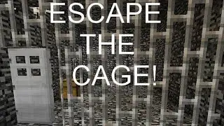 Demonstrating my Minecraft command block prison                                             #andrast
