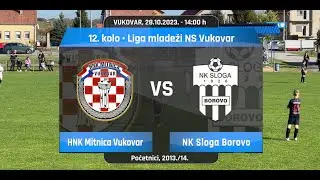 HNK Mitnica Vukovar - NK Sloga Borovo, 4-1, 12. kolo, Liga mladeži NS Vukovar, Početnici, 13/14.
