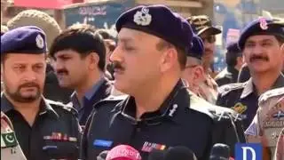 IG Sindh AD Khawaja talks with media
