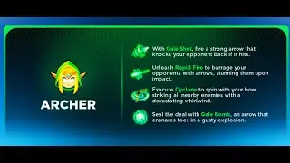 Roblox Project Smash playing as ARCHER  gameplay