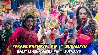 Meriah Banget !! Arak-arakan Karnaval Warga Rw 12 Sukaluyu || Seni Benjang Gentra Gumeular