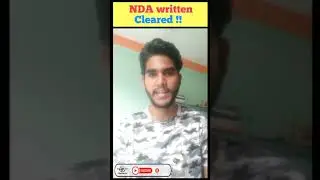 NDA Written Qualified !! Congratulations | Student Love #s2 #shorts #vikassoniip #NDA1-2021