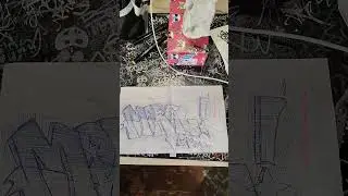 скетч в школе #graffiti #граффитинабумаге #art #drawing #smallbusiness #sticker #streetart #подпишис