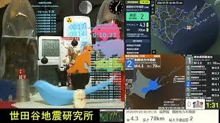 2026/1/25 6:05 釧路地方中南部で地震 震度2 深さ70km M4.3 Earthquake hits central and southern Kushiro region Japan