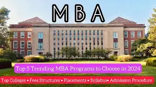 Top 5 Trending MBA Courses-2024|Master of Business Administration|Colleges Fees|Dineshprabhu|Tamil