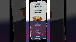 AquaVIVE's New Berry Breeze Electrolyte #electrolytes #electrolytedrinks #seaminerals